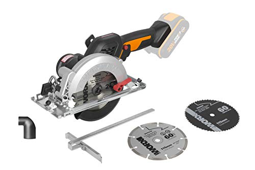 WORX, WORX WX531.9 18V (20V MAX) XL WORXSAW Brushless 41mm Compact Circular Saw - (Tool only - Battery & Charger Sold Separately)
