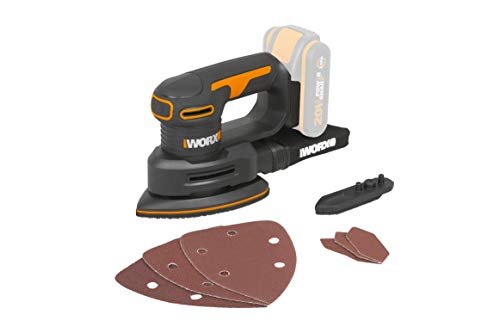 WORX, WORX WX822.9 18V (20V Max) Cordless Detail Sander - (Tool only - Battery & Charger Sold Separately)
