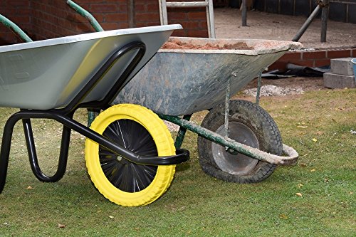 The Walsall Wheelbarrow Company, Walsall Wheelbarrows 85 Ltr Galvanized Wheelbarrow in a Box - Puncture Proof Wheel