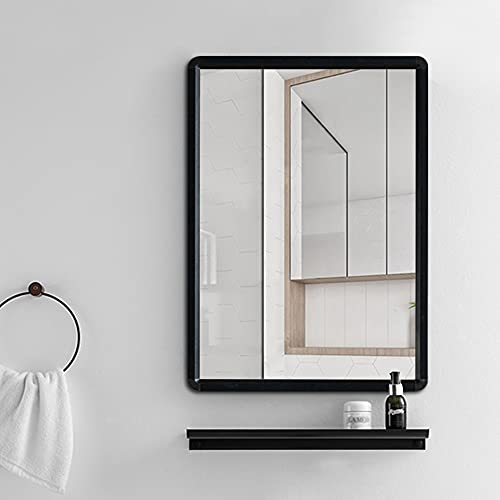 Warmiehomy, Warmiehomy Wall Mirror Bathroom Mirror Makeup Dressing Mirror Framed Mirror Hanging Hallway Mirror for Bath Living Room Bedroom