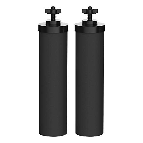 Waterdrop, Waterdrop BB9-2 Replacement for BB9-2 Black Purification Elements, Doulton Super Sterasyl and Propur Traveller, Nomad, King, Big Series (2 Pack)