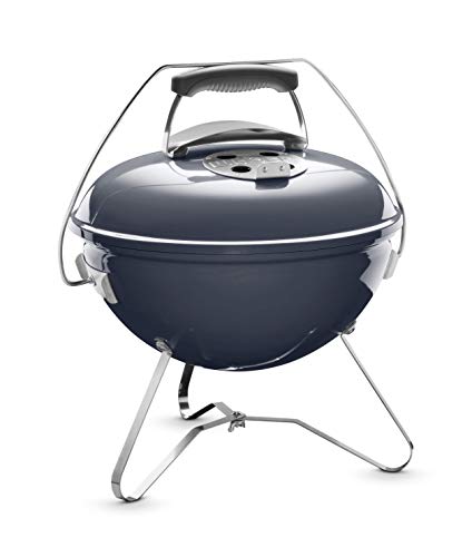 Weber, Weber 1126804 Smokey Joe Premium Charcoal BBQ, Grill, Slate Blue 37cm