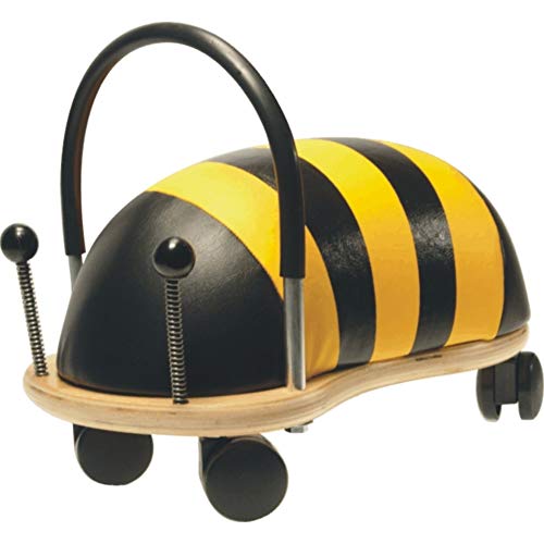 Wheelybug, Wheelybug Toddler Ride On Animal, Safety Certified Developmental Toy (Small, Bee)
