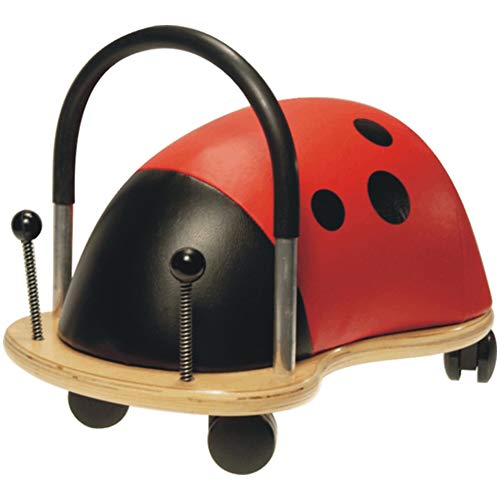 Wheelybug, Wheelybug Toddler Ride On Animal, Safety Certified Developmental Toy (Small, Ladybird)