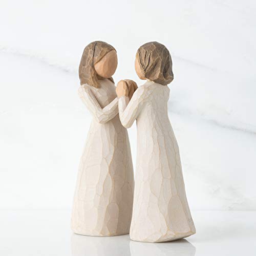 Willow Tree, Willow Tree 26023 Sisters by Heart Figurine, Natural, 5.9 x 3.3