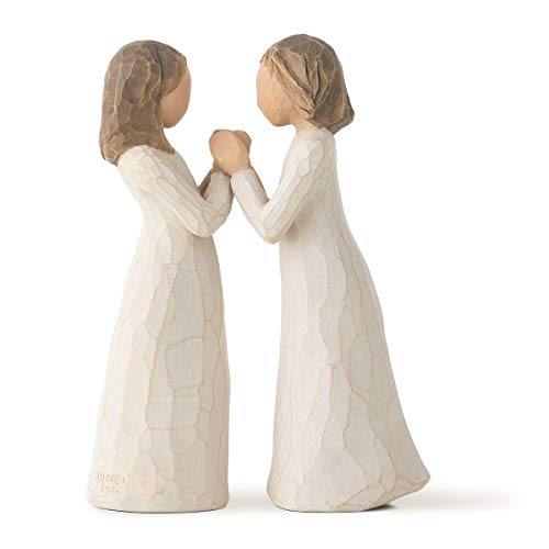 Willow Tree, Willow Tree 26023 Sisters by Heart Figurine, Natural, 5.9 x 3.3