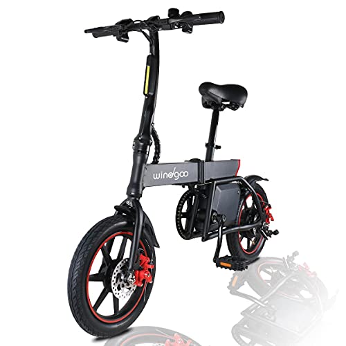 Windgoo, Windgoo B20 Electric Bike, 14 inch Foldable and Commuting E-Bike, 42V 6.0Ah Lithium Battery, Max Speed 25km/h with Dual Disc Brake City