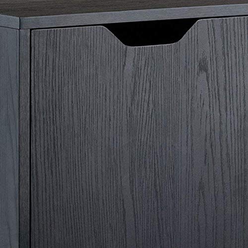 Winsome, Winsome Cabinet, Drawers, MDF, Black, 26.3"H x 30.71"W x 15.9"D