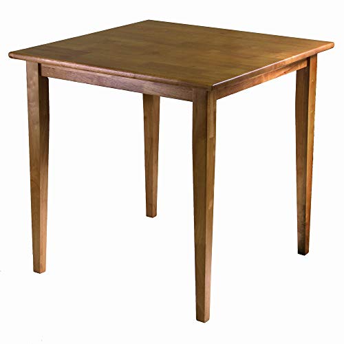 Winsome, Winsome Groveland Square Dining Table - Shaker Leg, Light Oak Finish