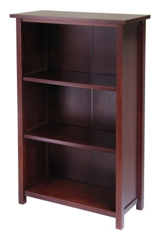 Winsome, Winsome Shelving, Wood, Antique Walnut, Long