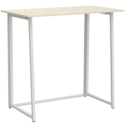 Wistows, Wistows Folding Computer Desk Study Home Office Compact Table (White)