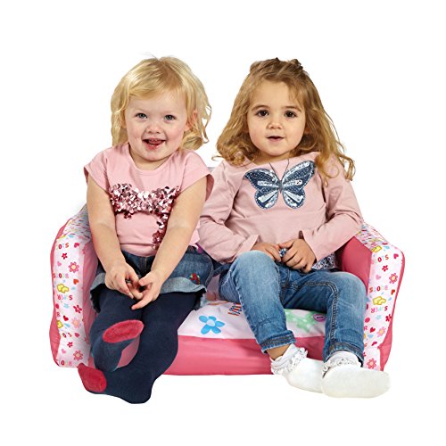Worlds Apart, Worlds Apart Peppa Pig – Mini Inflatable Convertible Sofa Bed for Kids