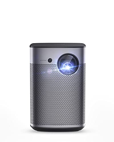 XGIMI, Xgimi Halo Portable Projector, True 1080P Projector 4K Support, 800 ANSI Lumen, Smart Mini Projector with Android TV 9.0, Harman/Kardon