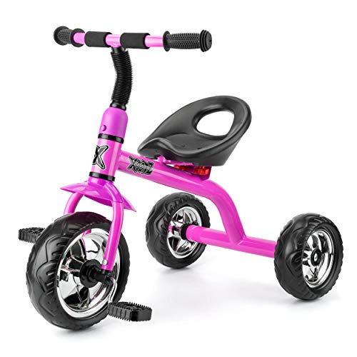 Xootz, Xootz Tricycle for Kids, Trike Easy Clip and Portable - Pink