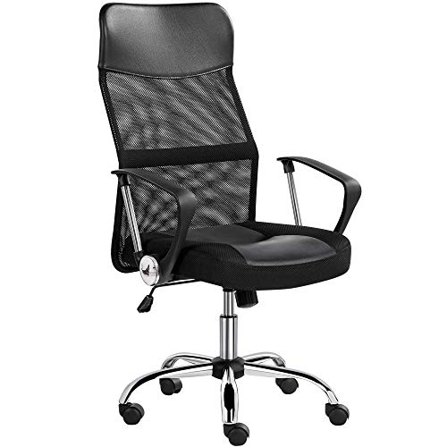 Yaheetech, Yaheetech Ergonomic Office Chair Lumbar Support Desk Chair High Back Computer Chair with Armrest for Study or Conference