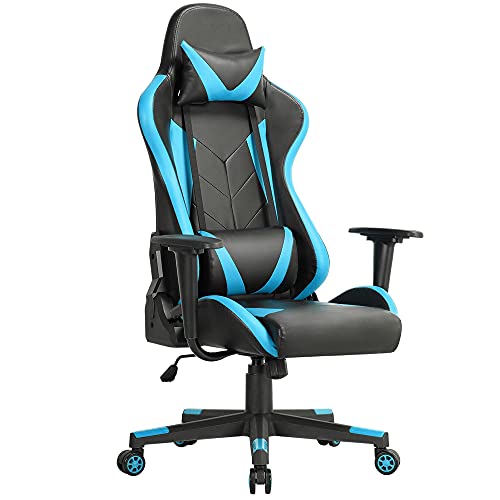 Yaheetech, Yaheetech Video Gaming Chairs Ergonomics Computer Game Chair Functional Racing Office Chair High Back Gamer Chairs with Headrest