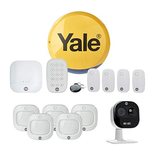 Yale, Yale All-In-One Smart Home 14 Piece Security Bundle, IA-320 Sync Wireless Alarm,PIR Motion Detectors and Window/Door Sensor