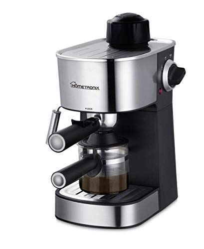 YesUKDirect, YesUKDirect HomeTronix 4 Bar Coffee Maker Machine Espresso Latte Cappuccino Stainless Steel