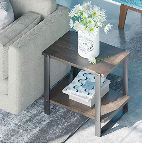 ZINUS, ZINUS Brock 53 cm Solid Wood Side Table | End Table | Easy Assembly