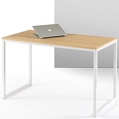 ZINUS, ZINUS Jennifer 119 cm Computer Laptop Table Desk | Home Office Study Desk | Easy Assembly | Metal Frame | Natural