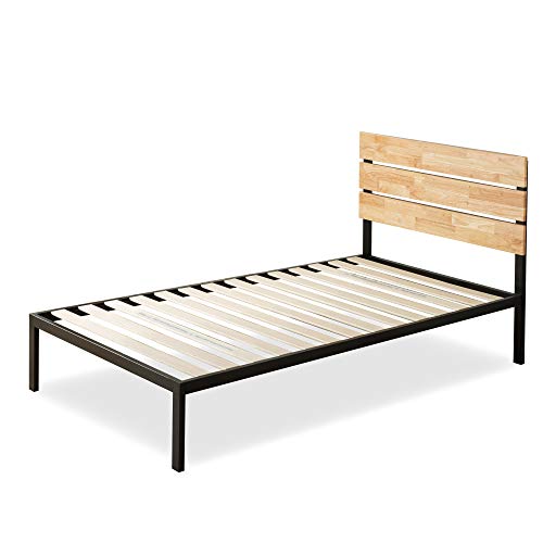 ZINUS, ZINUS Paul Metal Platform Bed with Wood Slat Support, Single