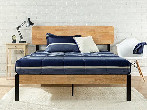 ZINUS, Zinus Olivia Metal and Wood Platform Bed with Wood Slat Support, Super King