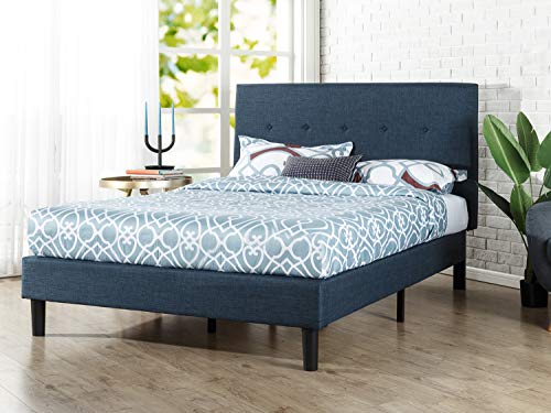 ZINUS, Zinus Omkaram Upholstered Platform Bed With Wood Slat Support, Double
