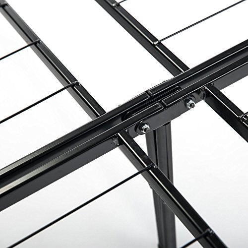 ZINUS, Zinus Shawn 35.6 cm Metal SmartBase Bed Frame, Platform Bed Frame Without Box Spring, Sturdy Steel Frame, Under Bed Storage, Queen