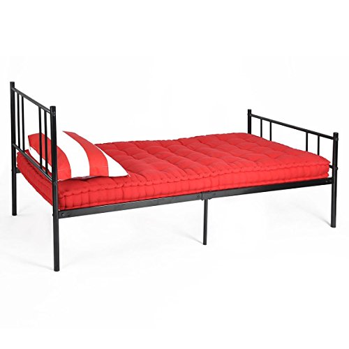 setsail, setsail 3FT Metal Bed Frame Single Bed Solid Bedstead Base Suit for 90x190cm Mattress