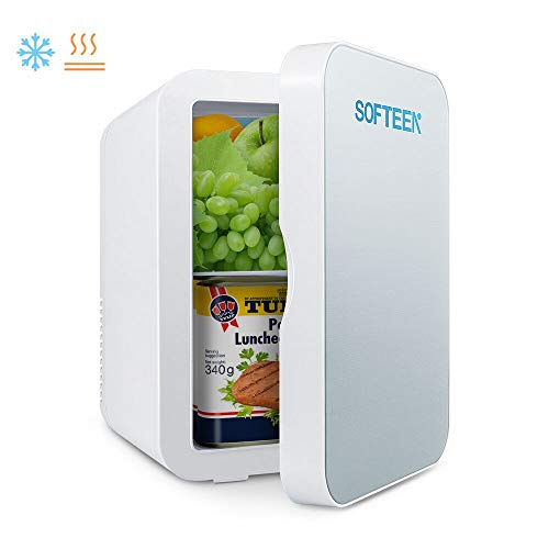 softeen, softeen Mini Fridge with 6 Liters Capacity for Bedroom/Skin Care/Breast-Milk Storage/Medications, Portable Freon-Free Cooler