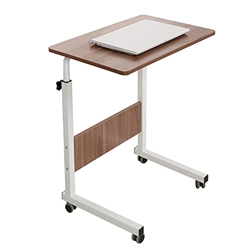soges, soges 80 * 40 cm Adjustable Lap Table Portable Mobile Laptop Computer Stand Desk Cart Tray Side Table for Bed Sofa Hospital