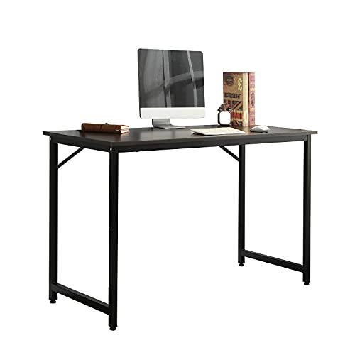 soges, soges Computer Desks Study Table Sturdy Home Desk Office Desk Meeting Training Writing Desk Workstation, Black WK-JJ100-BK