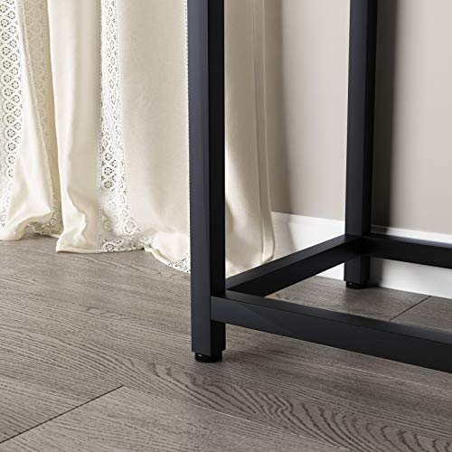 soges, soges Console Table Hallway Entryway Table with Shelf Living Room Bedroom Desk Storage Shelves DX-122-GY-UT