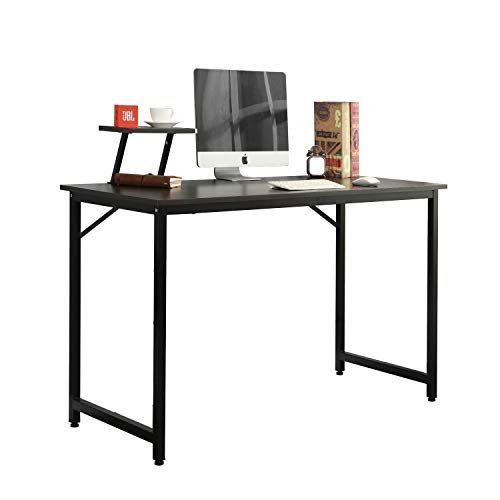 soges, soges Office Table Meeting Training Desk Writing Desk Workstation Desk Computer Table Gaming Desk, Black WK-JK100-BK