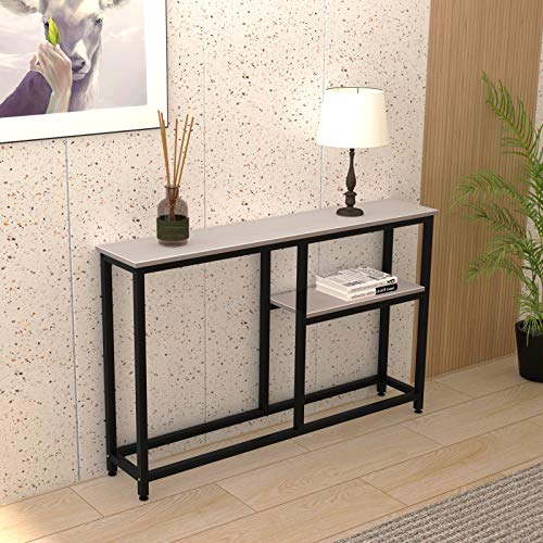 sogesfurniture, sogesfurniture Vintage Console Table Entryway Table with Shelf Storage, Stable Side End Table, for Hallway Entryway, Living Room, Bedroom