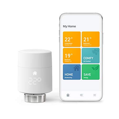 tado°, tado° Smart Radiator Thermostat Starter Kit V3+ (Horizontal Mounting) - Intelligent Heating Control, Easy DIY Installation, Works With Alexa