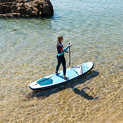 trail outdoor leisure, trail outdoor leisure Portofino Inflatable Paddle Board, 10ft x 33" x 4.75", All Round SUP, Complete Beginners Set With Backpack, Oar, Pump