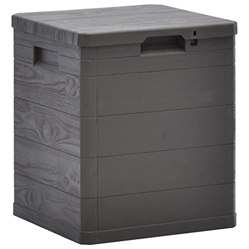 vidaXL, vidaXL Garden Storage Box 90L Brown Garden Tool Organiser Cabinet Unit Shed