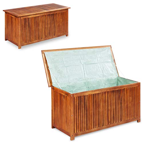 vidaXL, vidaXL Outdoor Storage Box Solid Acacia Wood XL 150x50x58 cm