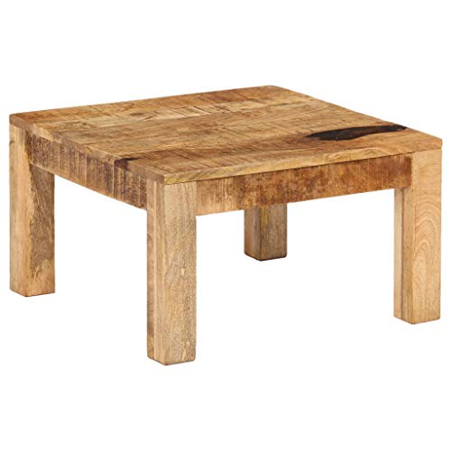 vidaXL, vidaXL Solid Mango Wood Coffee Table 60x60x35cm Living Room Furniture Stand